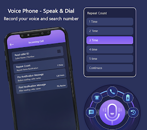 Voice Phone - Speak & Dial Screenshot 1
