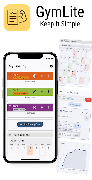 GymLite: Keep it simple Screenshot 0