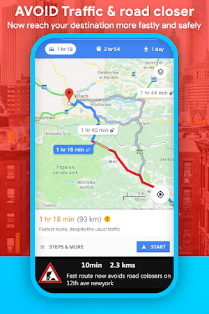 GPS Navigation - Map Locator & Route Planner Screenshot 3