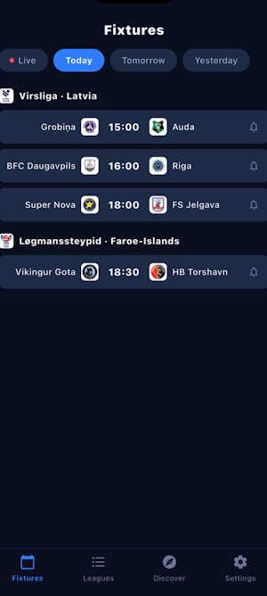 Nova Soccer Live Hub 2026 Screenshot 1