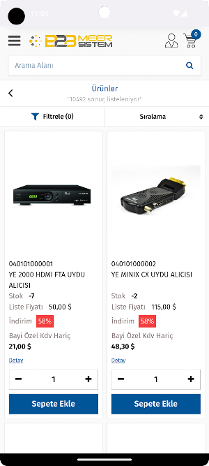 Meer Sistem Teknoloji B2B Screenshot 2