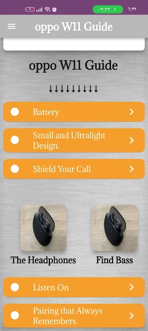 Oppo W11 Guide Screenshot 0