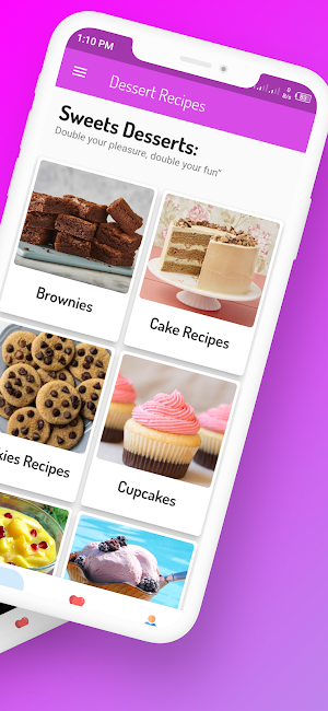 Dessert Recipes Cookbook Screenshot 1