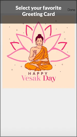 Vesak Day Greetings Cards Screenshot 1