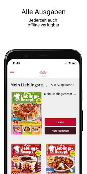 Mein Lieblingsrezept ePaper - Kochen & Backen Screenshot 1