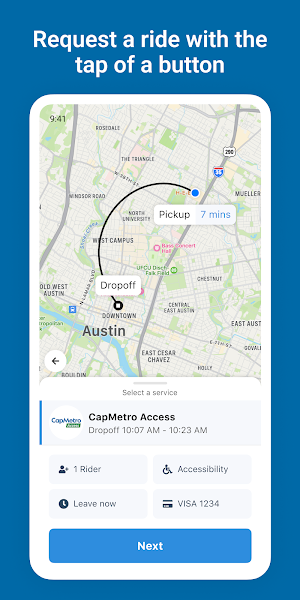 CapMetro Access – Austin TX Screenshot 1