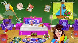 Girlz Home Cleaning: Messy house clean up Screenshot 2