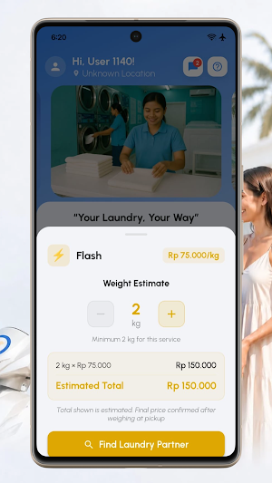 LaundryXpress Screenshot 2