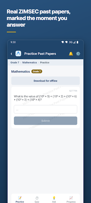Practice Past Papers: ZIMSEC Screenshot 0
