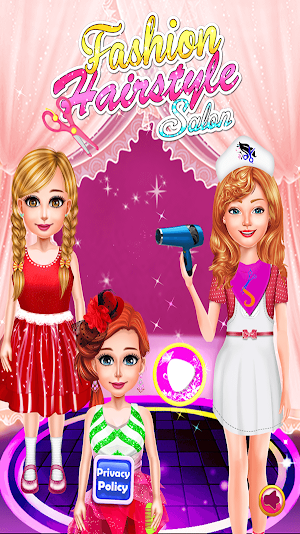 Fashion hairstyle salon Screenshot 0