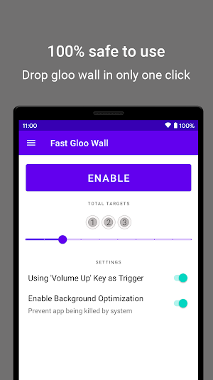 Fast gloo wall, Drop gloo wall in only one tap! Screenshot 2