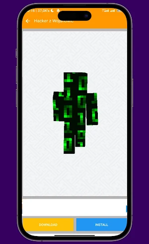 Hacker Skin for Minecraft PE Screenshot 3