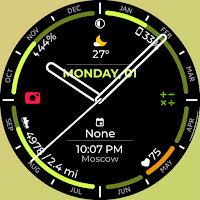 Chester Hybrid time watch face