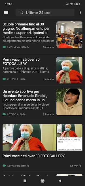 Biella notizie Screenshot 2