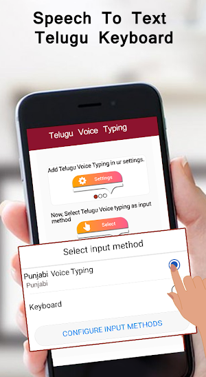 Telugu Voice typing Keyboard -Type Telugu by Voice Screenshot 2