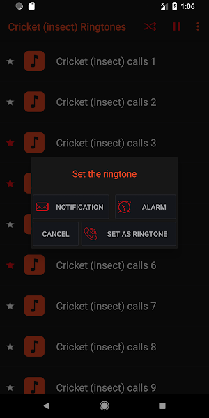 Cricket (insect) Ringtones Screenshot 2