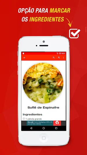 Receitas com Espinafre Screenshot 1