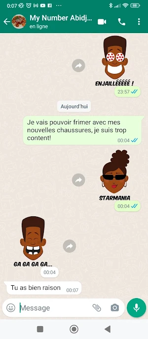 AfriStickers bykacao Screenshot 0