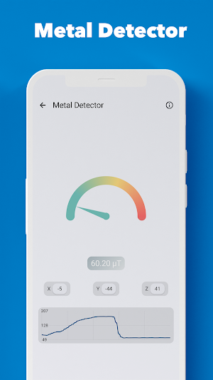 Metal Detector, Ruler, Decibel Screenshot 1