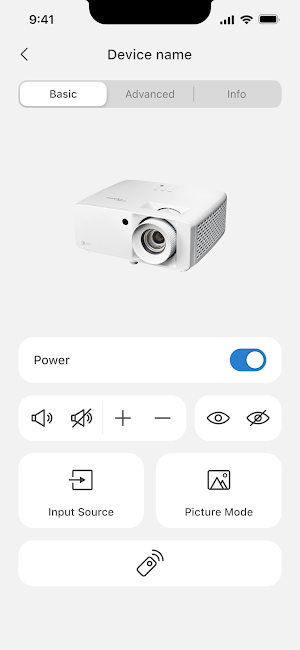 Optoma Smart Control Screenshot 1