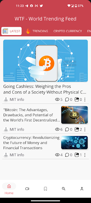 WTF - World Trending Feed Screenshot 1