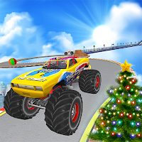 Monster Truck Stunts Race- Mega Ramps Truck Game