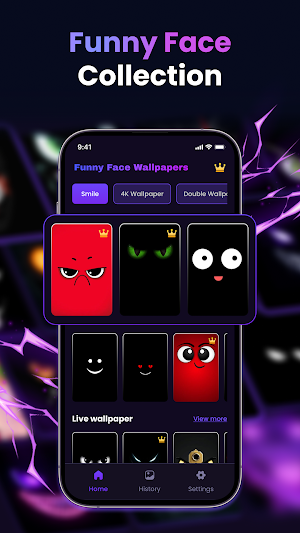 Fun Smiley Live Wallpaper Screenshot 0