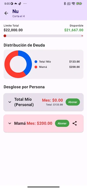 Credit Card Manager Screenshot 0