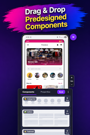 eCommerce App Maker Builder Screenshot 1