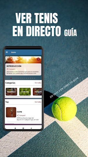 Tennis en Directo Guía Screenshot 0