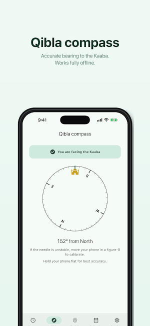 Salat Light: Prayer Times Screenshot 1