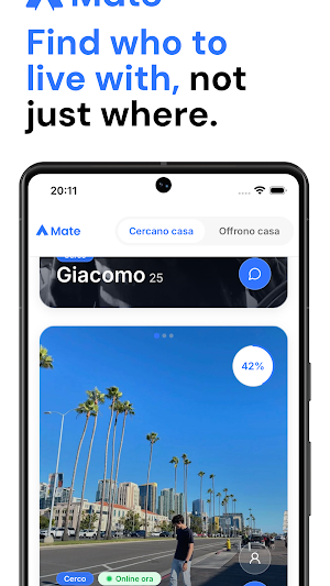Mate: trova casa e coinquilini Screenshot 0