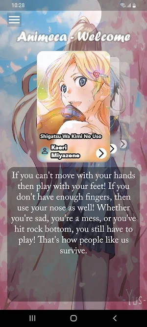 Animeca - Anime Quotes Screenshot 3