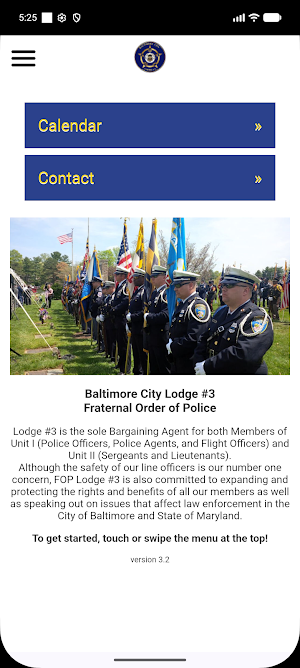 FOP3 Membership App Screenshot 0