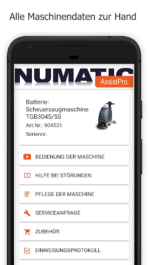 Numatic AssistPro CH Screenshot 0