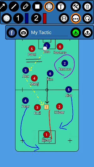 Floorball Tactic Board Screenshot 2