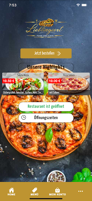 Pizzeria Lieblingsort Screenshot 0