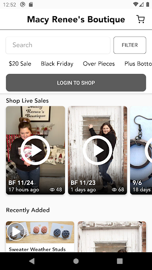 Macy Renee's Boutique Screenshot 1