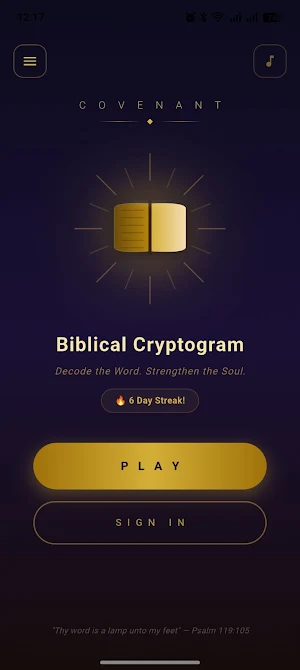 Covenant Biblical Cryptogram Screenshot 0