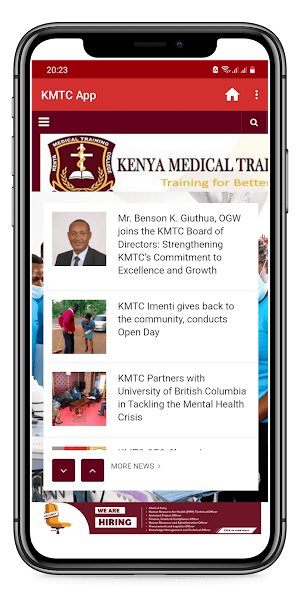 KMTC Official App Screenshot 2