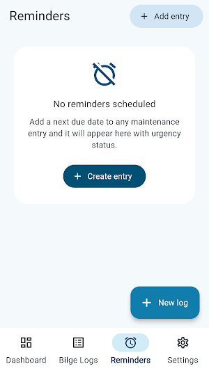 BilgeGuard Journal Screenshot 2