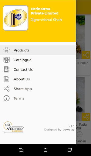 Parin Orna - Gold Jewelry Wholesaler Design App Screenshot 1