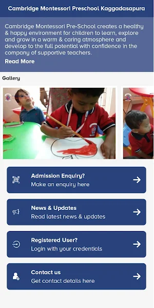 Cambridge Montessori Kaggadasapura Screenshot 0