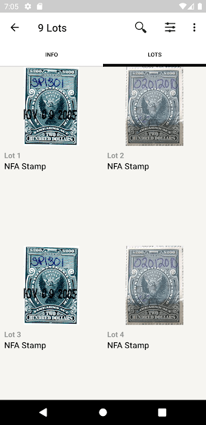 NFA AUCTIONS Screenshot 2