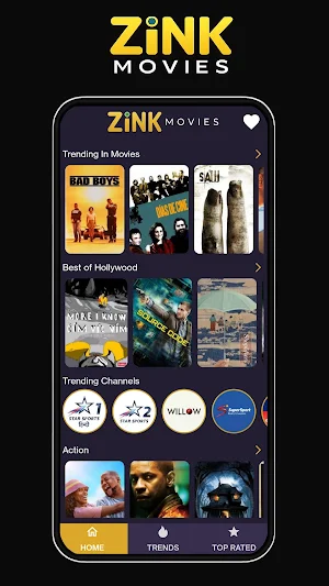 ZinkMovies – Watch Movies & TV Screenshot 0
