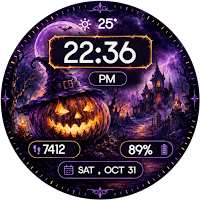 Pumpkin Castle Watch Face