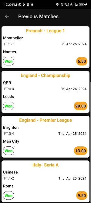 Fixed Matches Correct Score Screenshot 2