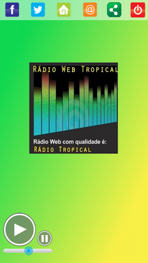 Rádio Web Tropical Screenshot 1
