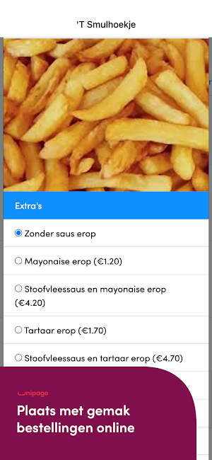 Frituur 't Smulhoekje Screenshot 0