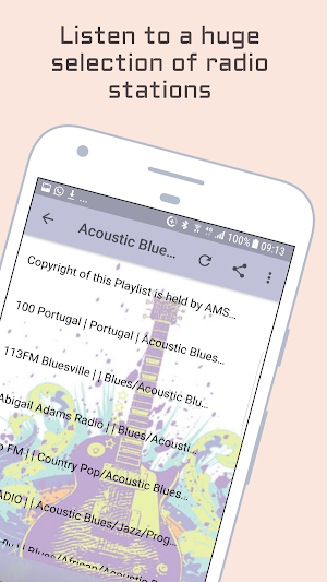 Acoustic Blues Radio Stations Screenshot 1